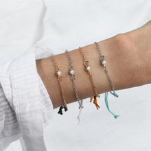 Load image into Gallery viewer, Bohemian Turtle Marble Stone Beads Bracelet Multilayer Adjustable Open Bracelet Set For Women Fashion Vintage Tassel Bracelet
