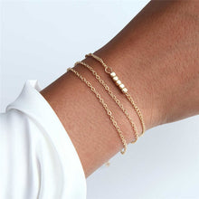 Load image into Gallery viewer, Bohemian Turtle Marble Stone Beads Bracelet Multilayer Adjustable Open Bracelet Set For Women Fashion Vintage Tassel Bracelet